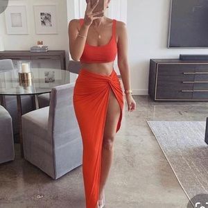 two piece hot summer dress